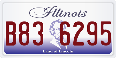 IL license plate B836295