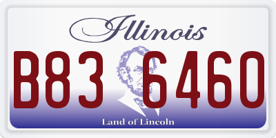 IL license plate B836460