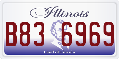 IL license plate B836969
