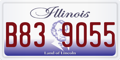 IL license plate B839055