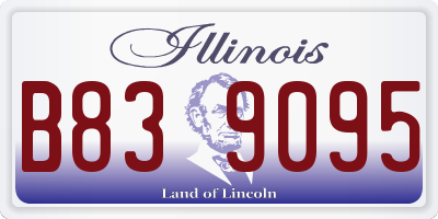 IL license plate B839095