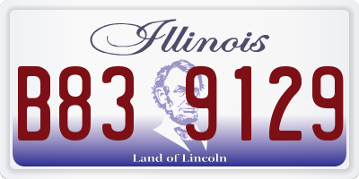 IL license plate B839129