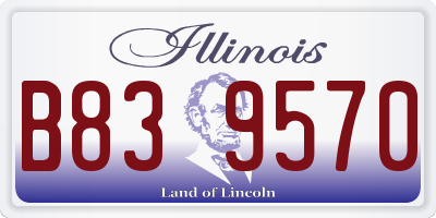 IL license plate B839570