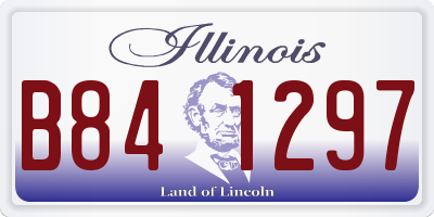IL license plate B841297