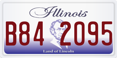 IL license plate B842095