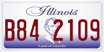 IL license plate B842109