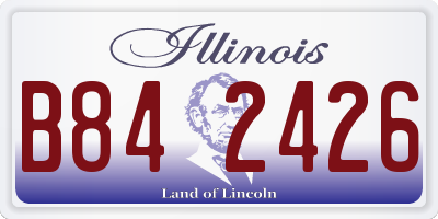 IL license plate B842426