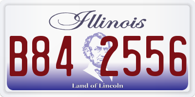 IL license plate B842556