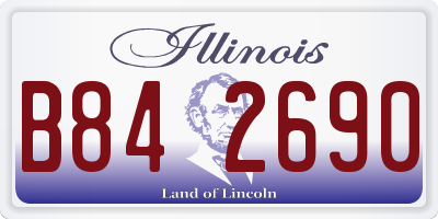 IL license plate B842690