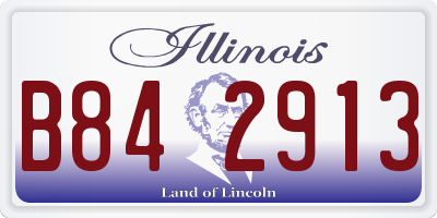 IL license plate B842913