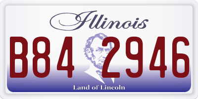 IL license plate B842946