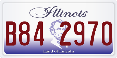IL license plate B842970
