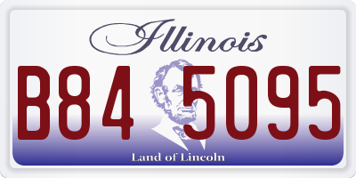 IL license plate B845095