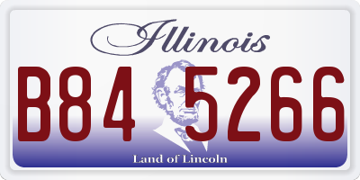 IL license plate B845266