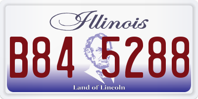 IL license plate B845288