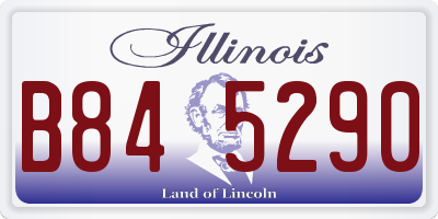 IL license plate B845290