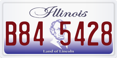 IL license plate B845428