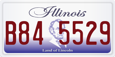 IL license plate B845529