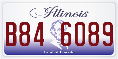 IL license plate B846089