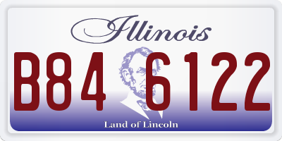 IL license plate B846122