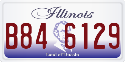 IL license plate B846129