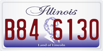 IL license plate B846130