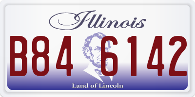 IL license plate B846142