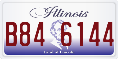 IL license plate B846144