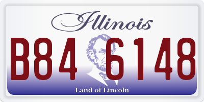 IL license plate B846148