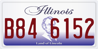 IL license plate B846152