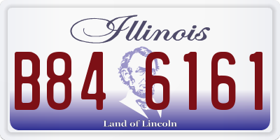 IL license plate B846161