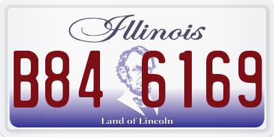 IL license plate B846169