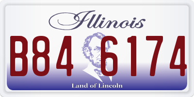 IL license plate B846174