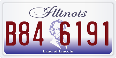 IL license plate B846191