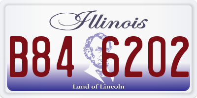 IL license plate B846202