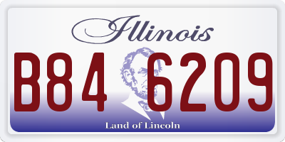 IL license plate B846209