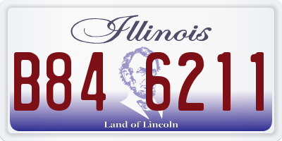 IL license plate B846211