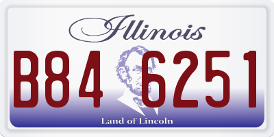 IL license plate B846251
