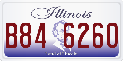 IL license plate B846260