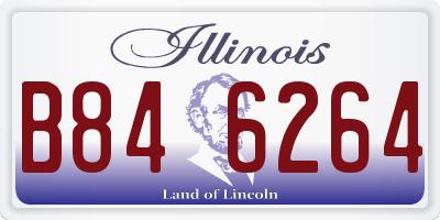 IL license plate B846264