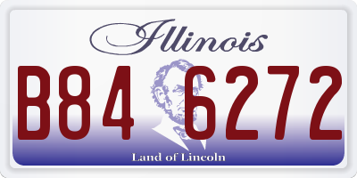 IL license plate B846272