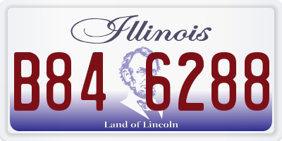 IL license plate B846288