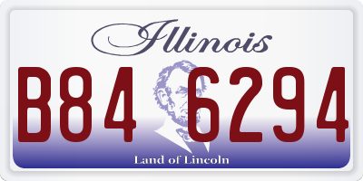 IL license plate B846294