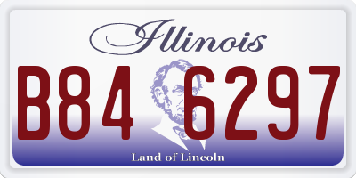 IL license plate B846297