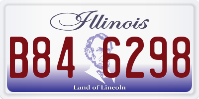 IL license plate B846298