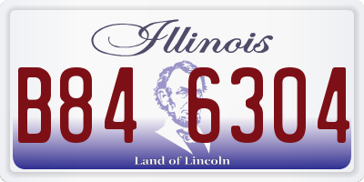 IL license plate B846304