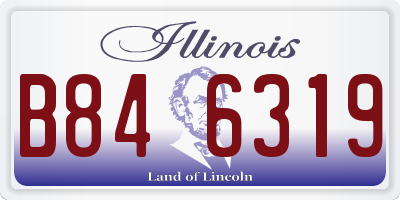 IL license plate B846319