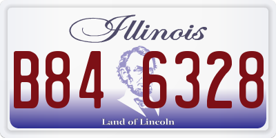 IL license plate B846328