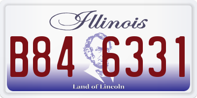 IL license plate B846331