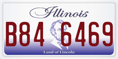 IL license plate B846469